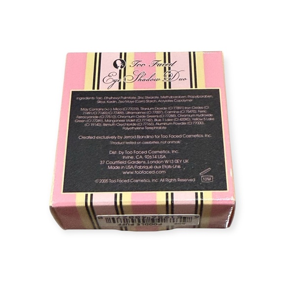 Deadstock: new Too Faced 𖦹 OG Original Eye Shadow Duo 𖦹 Poodle Puff 𖦹 in box - Picture 9 of 16
